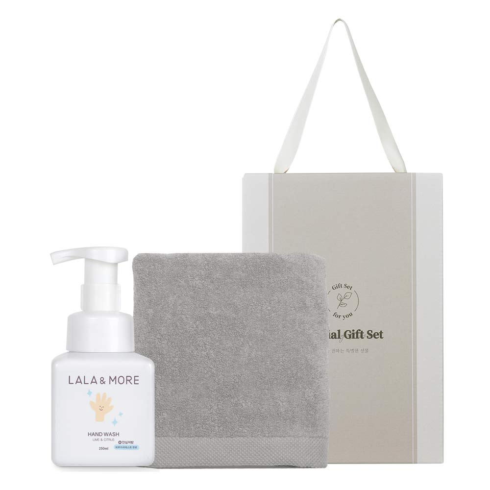 시트러스향 핸드워시 250ml 40수 국내생산 200g 타올 2P 더마음가는 선물set