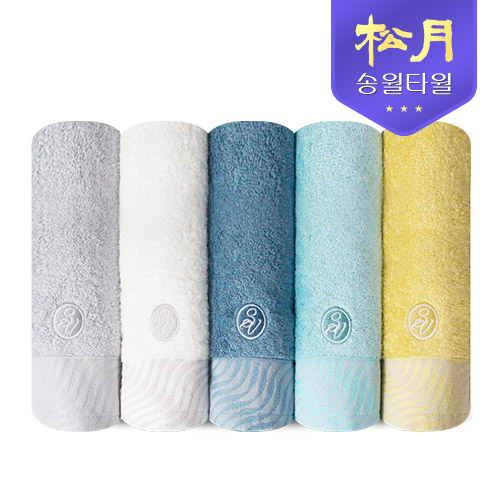 [송월타올] 샤보렌 물결40 타올 160g