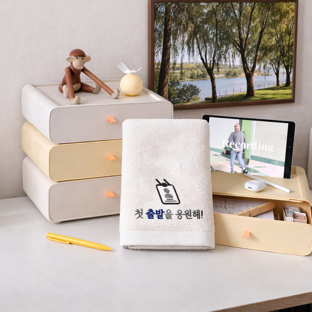 입사 기업 행사 주문제작 자수 타올 150g 호텔타올 수건 1P