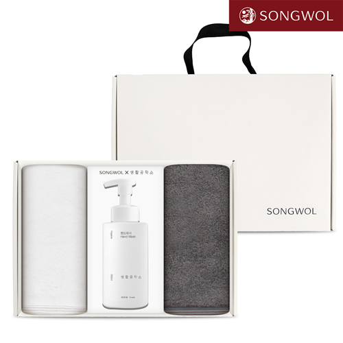 송월 핸드워시 기프트세트 26-1 (헤비무지190g 2P + 생활공작소500ml 1P