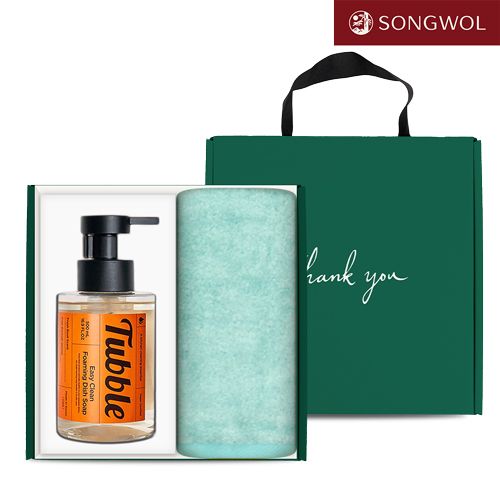 송월 주방세제 기프트세트 10 (뱀부무지 250g 1P + 터블 포밍 주방세제 500ml 1P