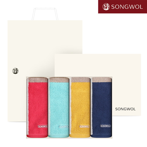 [송월타올] 송월 컬러웨이40 180g 4P 타월세트