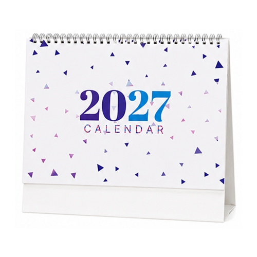 2027년 컬러팝과 그라데이션 탁상달력 캘린더