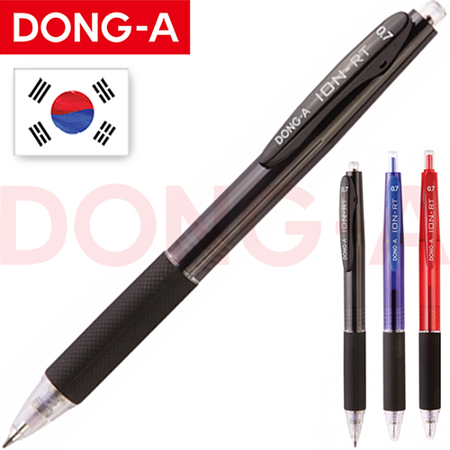 동아 이온 RT 볼펜 0.7 // 노크식 하이브리드 펜
