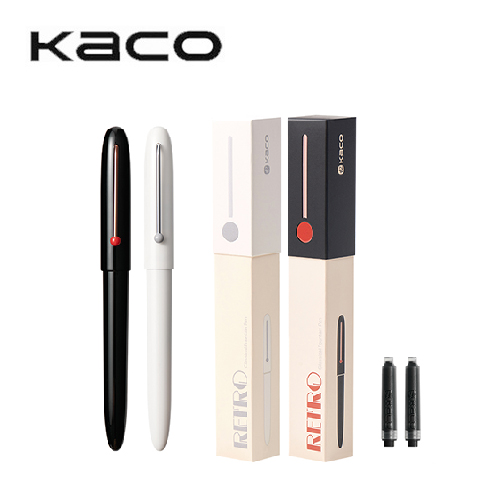 KACO 레트로 만년필 화이트,블랙