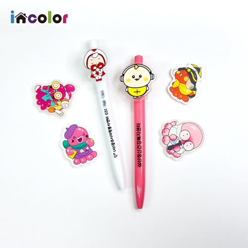 incolor 아크릴 캐릭터 볼펜 (주문제작형)