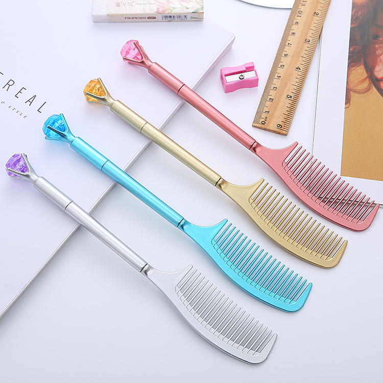 머리 빗 볼펜