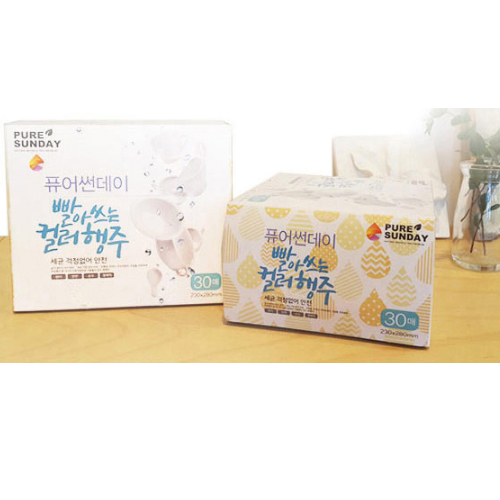 뉴욕맘 다회용 도톰한 칼라 키친 행주 30Pcs
