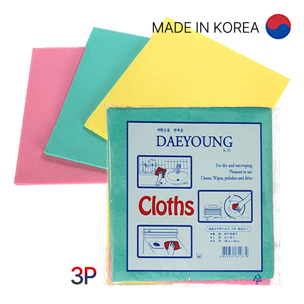 부직포 행주 (opp포장) 3P //국산