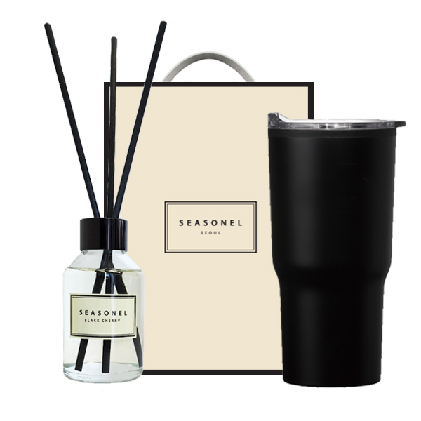 시즈넬 선물세트 디퓨저 100ml 플레인+M6 텀블러 600ml