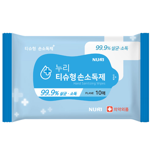 손소독티슈 티슈형 손소독제 10매