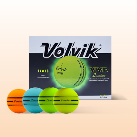 볼빅 야광 3피스 골프공 12구 VIVID LUMINA