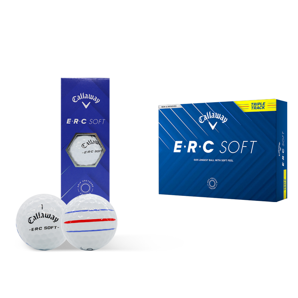 캘러웨이 erc 소프트 3구 3pc 트리플트랙 골프공 로고인쇄