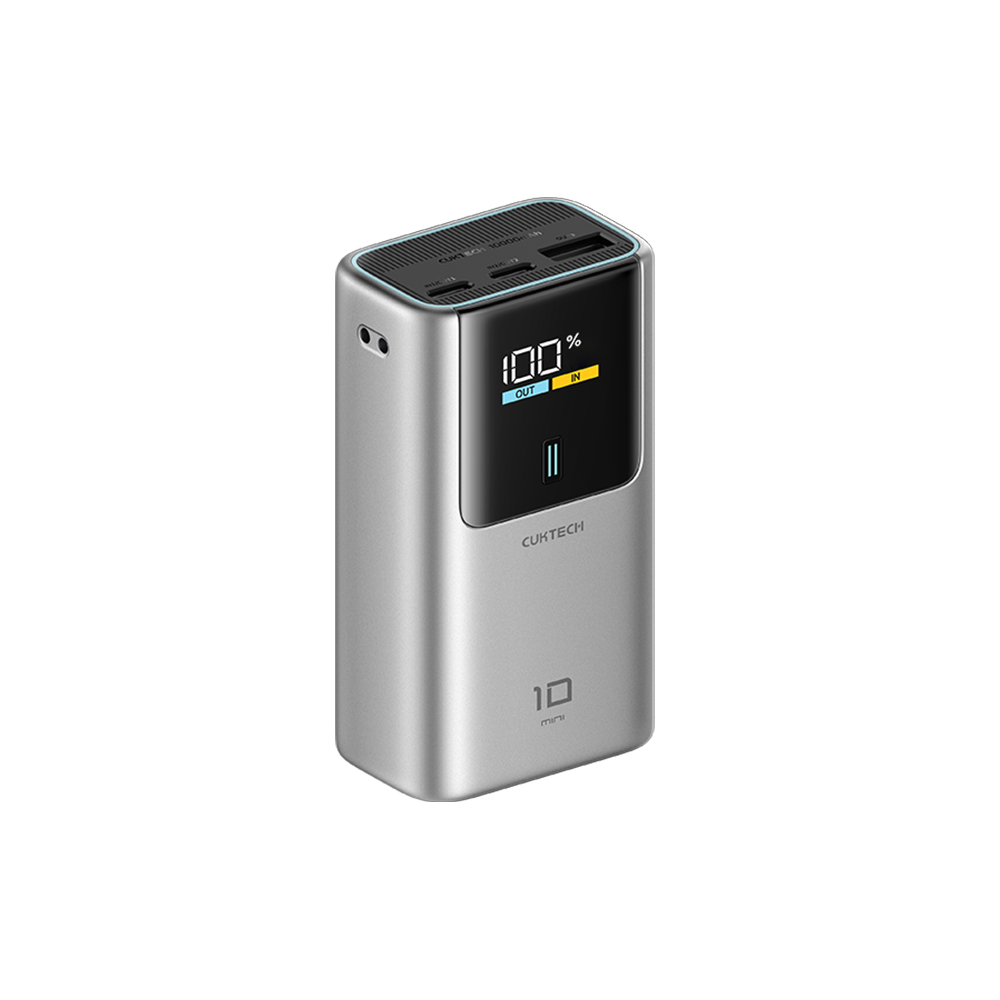 CUKTECH 쿡테크 10 mini 파워뱅크 10000mAh 55W 고속 충전 보조배터리 (그레이)