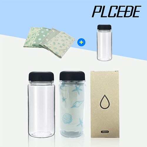 플씨드 패턴 쿨타올 1P + 아이스 보틀 350ml 1P 세트