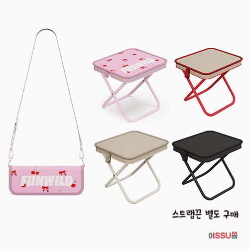 이씀 착착 포켓 캠핑 등산 낚시 휴대용 접이식 미니 의자